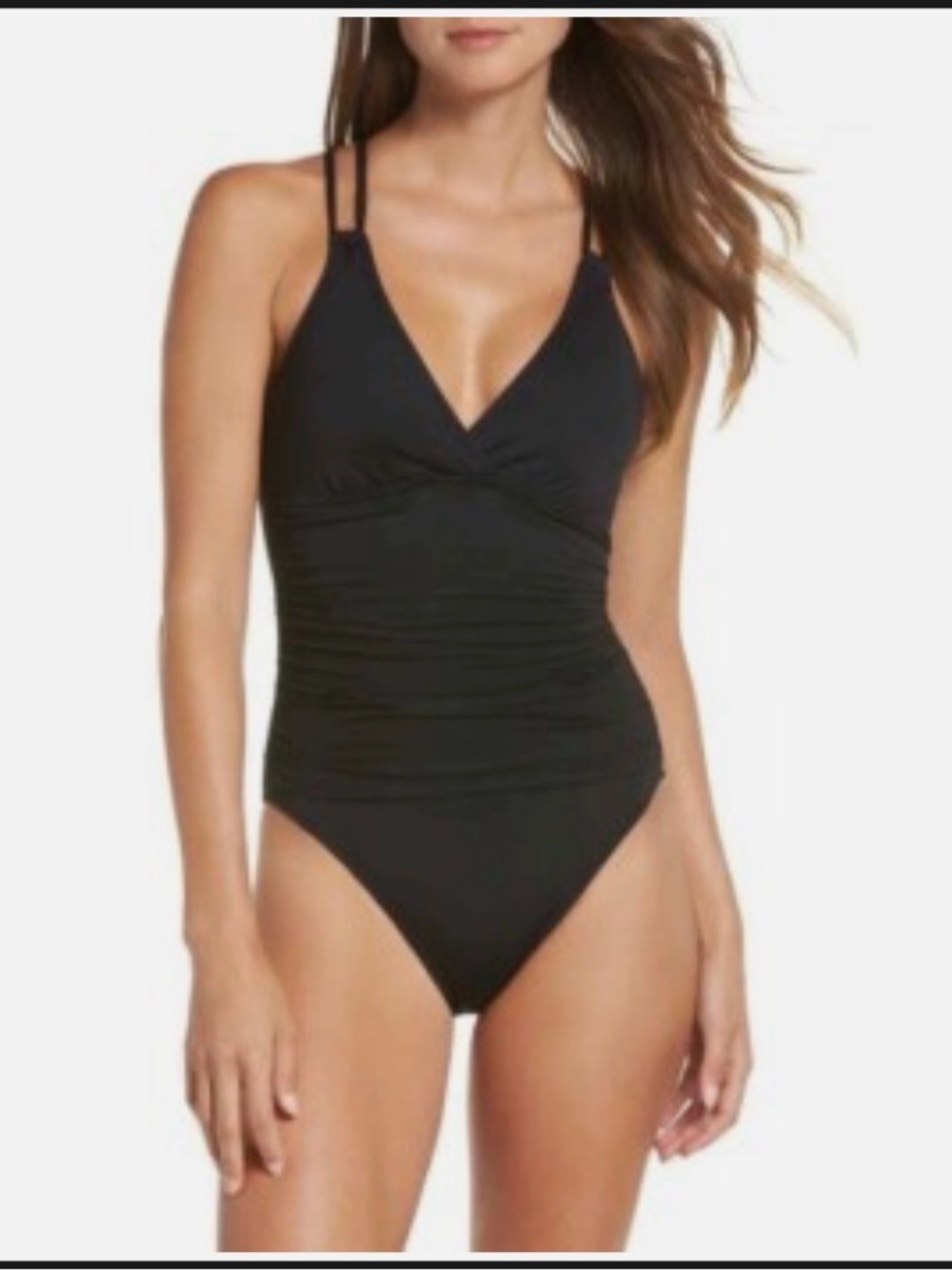 New LA BLANCA slimming fit one piece -NEW with tags